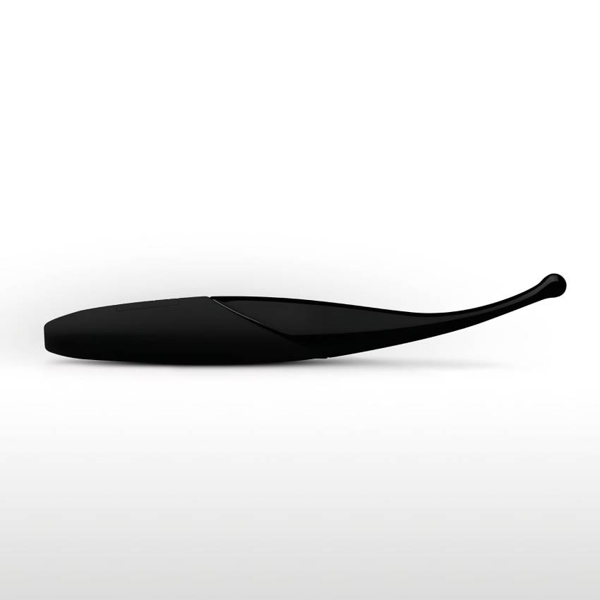 Senzi - akkus, vízálló csikló vibrátor (fekete) - Image 2