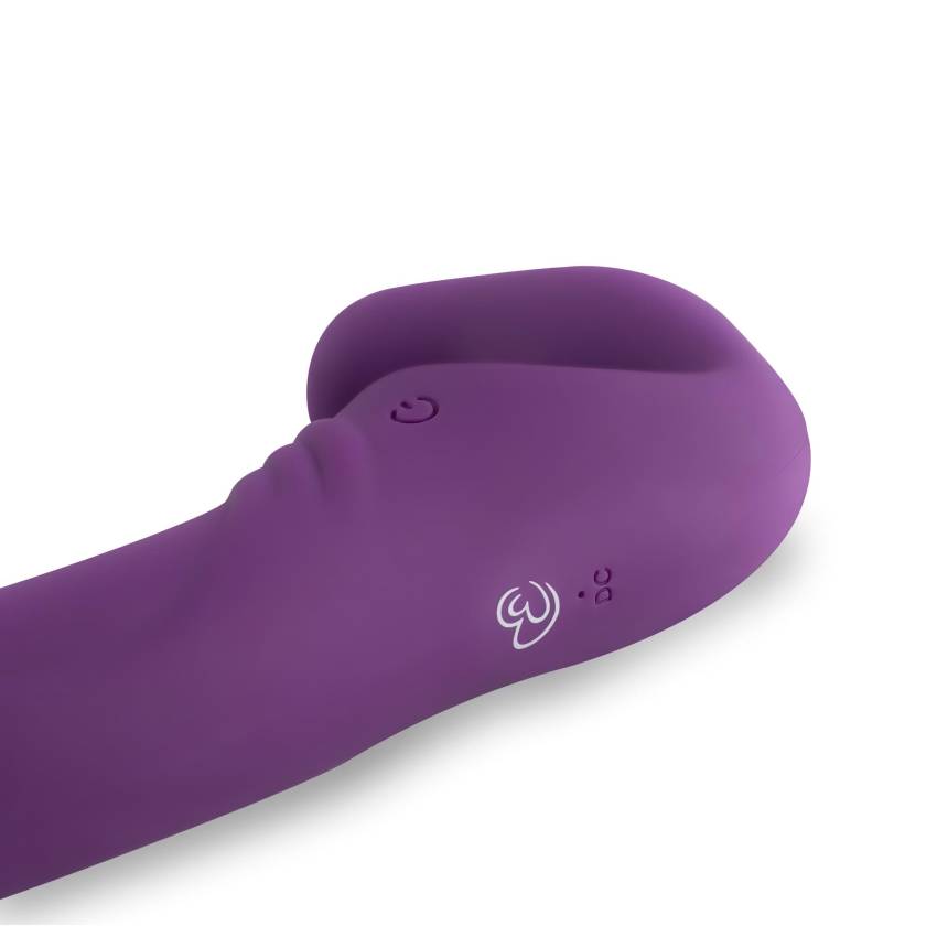 Easytoys - akkus, felcsatolható vibrátor tartópánt nélkül (lila) - Image 6
