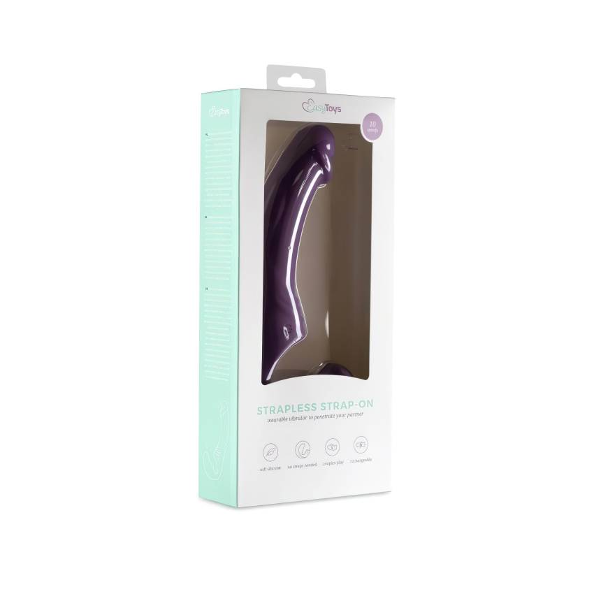 Easytoys - akkus, felcsatolható vibrátor tartópánt nélkül (lila) - Image 7
