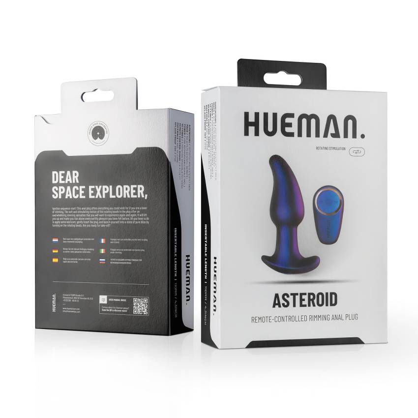Hueman Asteroid - forgó gyöngyös anál vibrátor (lila) - Image 8