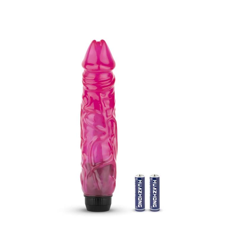 Easytoys Jelly Supreme - élethű vibrátor (pink) - Image 3
