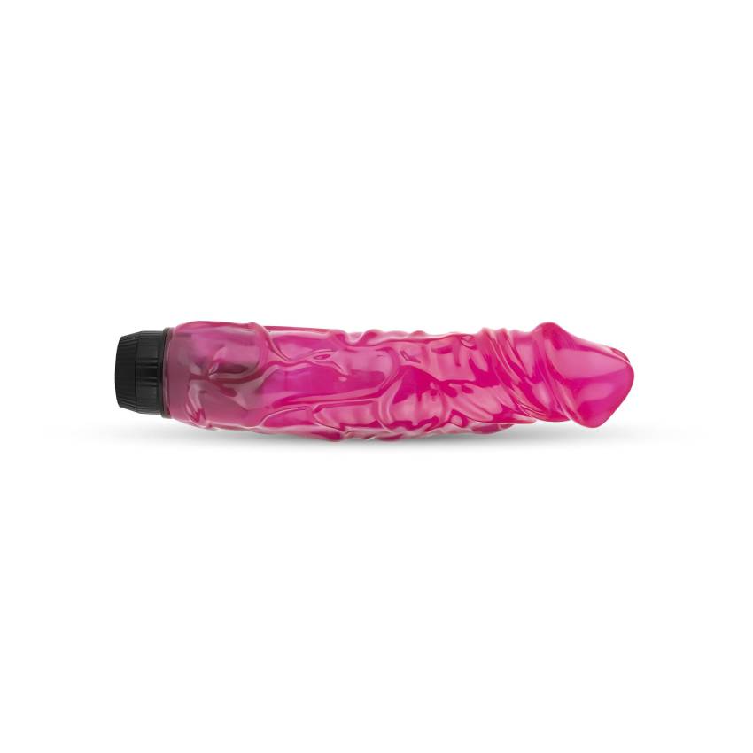 Easytoys Jelly Supreme - élethű vibrátor (pink) - Image 4