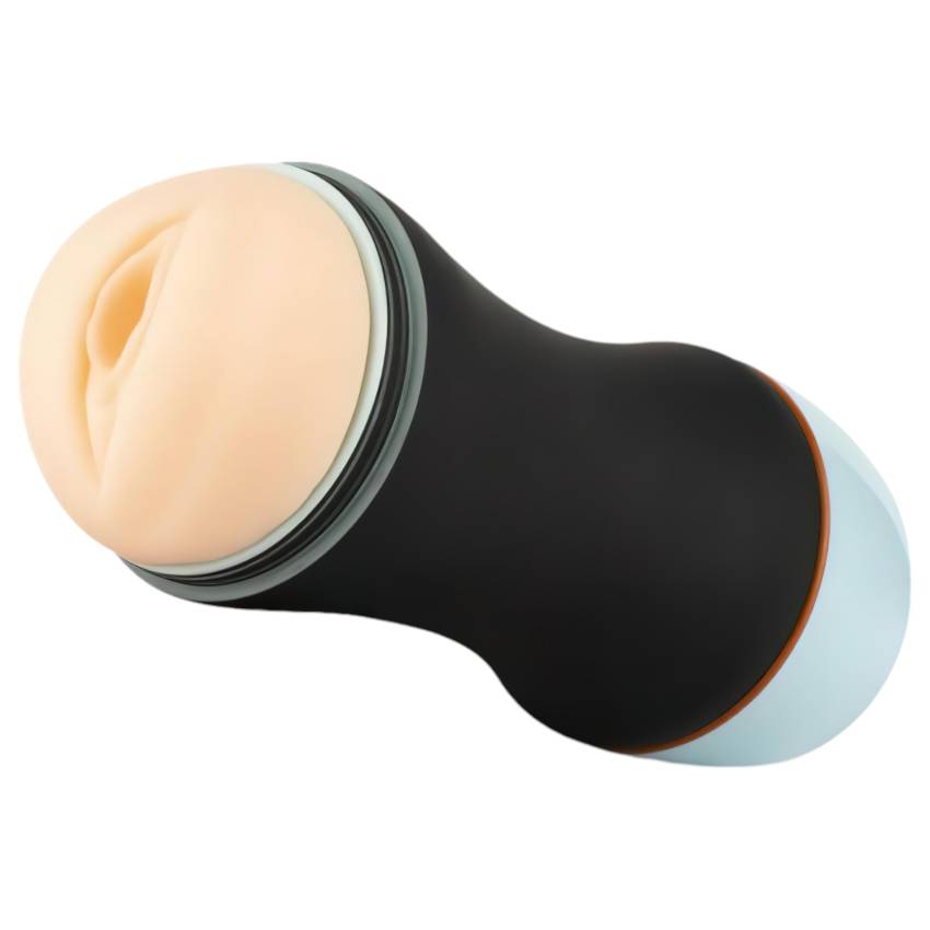 CRUIZR CM06 - akkus, nyögő vibráló maszturbátor (fekete-kék) - Image 3
