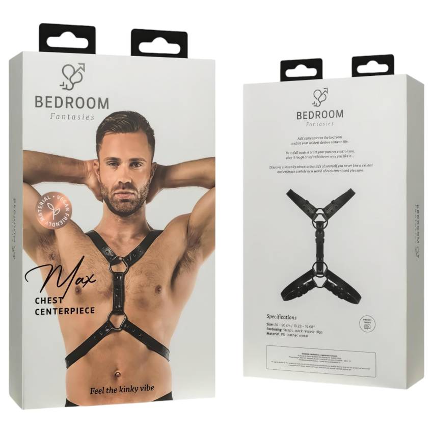 Bedroom Fantasies Max - testhám felső (fekete) - S-XL - Image 4