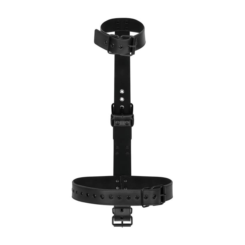 Bedroom Fantasies - BDSM kötöző nyakörvvel és béklyókkal (fekete) - Image 4