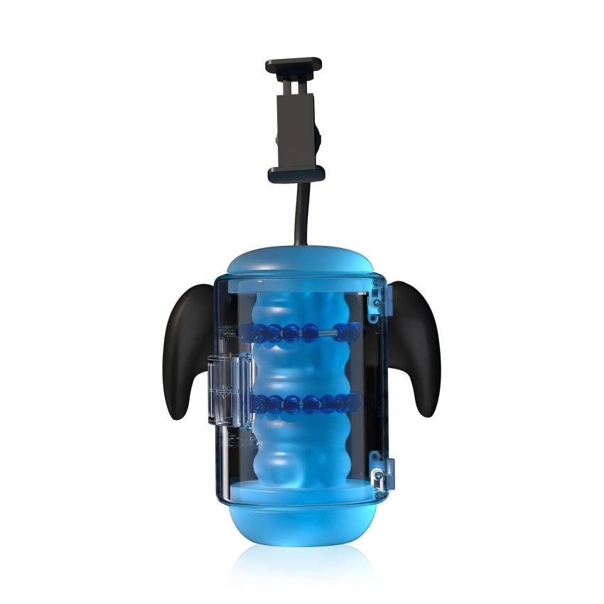 BLOWCAST Wingman Plus - automatikus gamer maszturbátor (kék) - Image 4