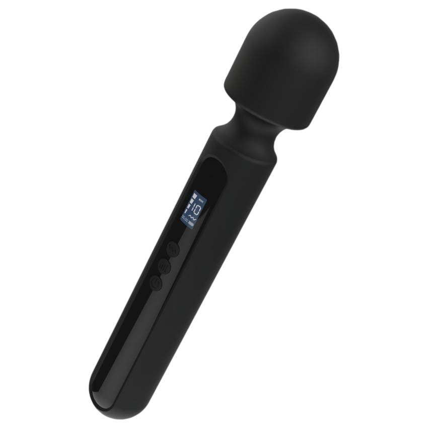 BLAQ - nagy digitális masszírozó vibrátor (fekete) - Image 3