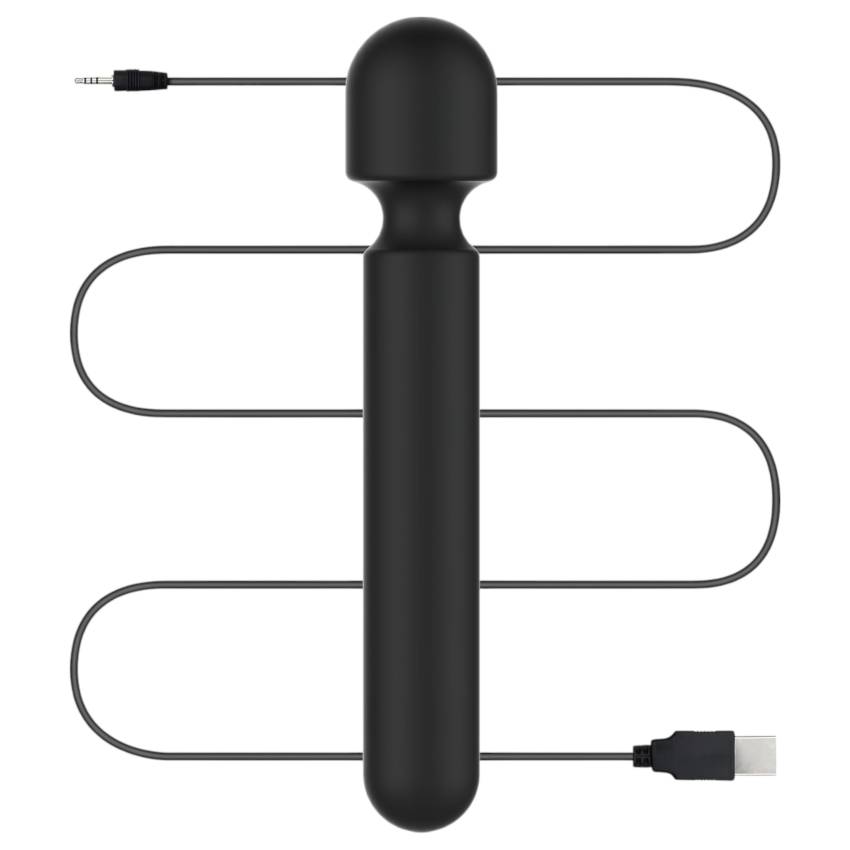 BLAQ - nagy digitális masszírozó vibrátor (fekete) - Image 5