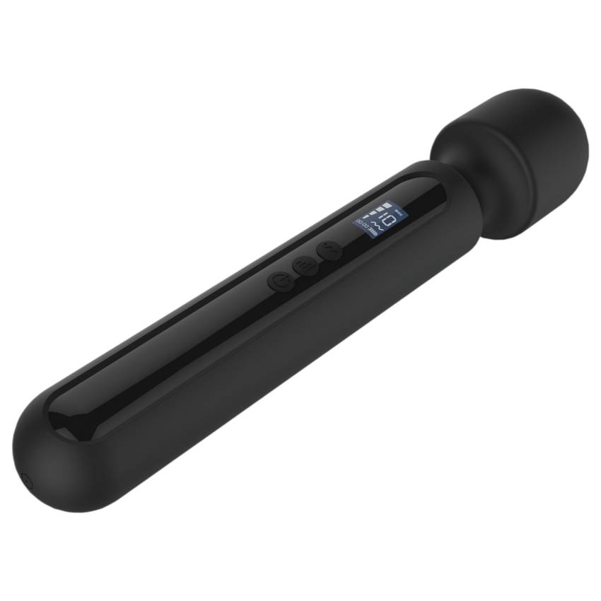 BLAQ - nagy digitális masszírozó vibrátor (fekete) - Image 7
