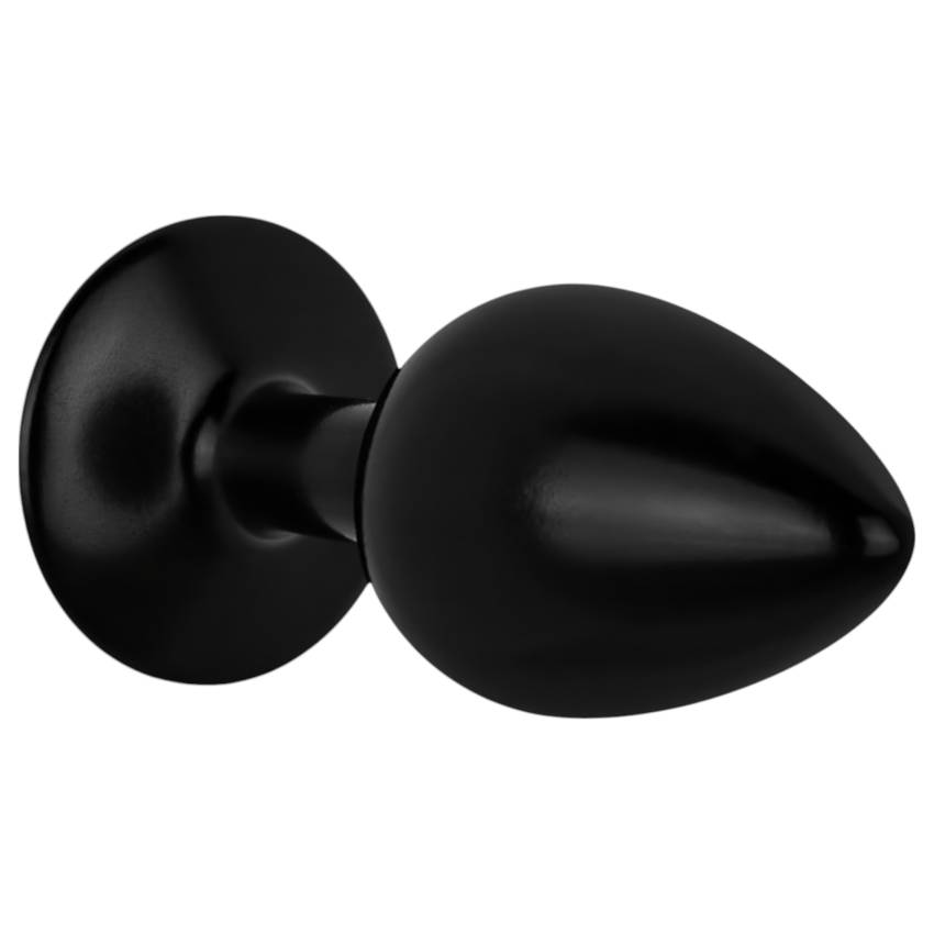 / Easytoys Anal Collection - anál plug kővel - S (fekete) - Image 3