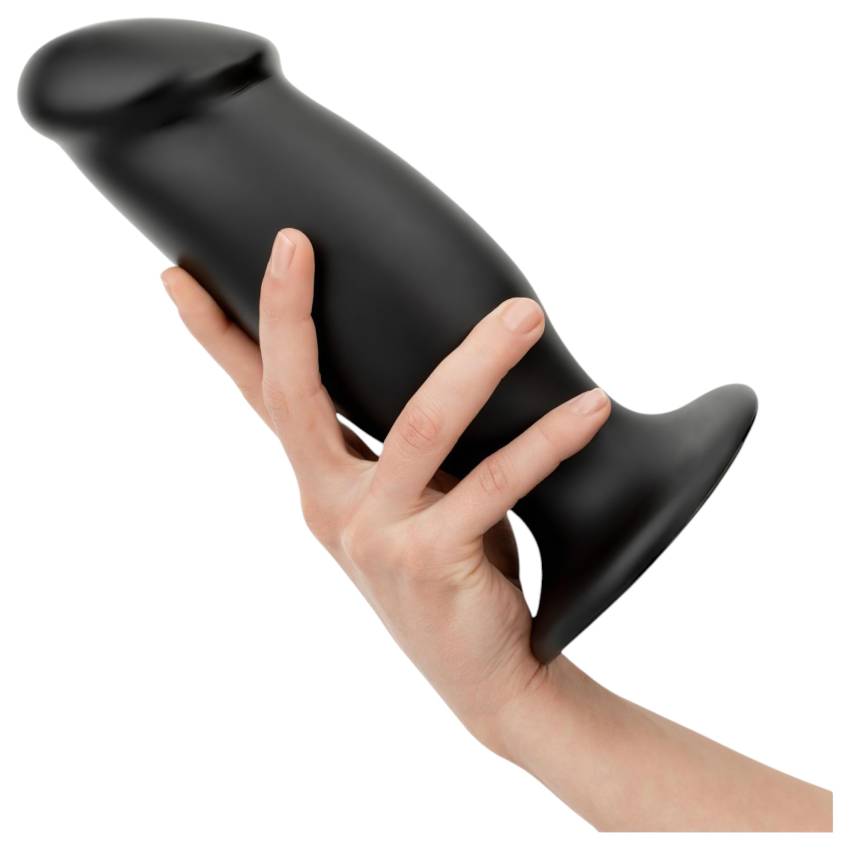 BUTTR AH-1 - tapadókorongos anál dildó (fekete) - Image 2