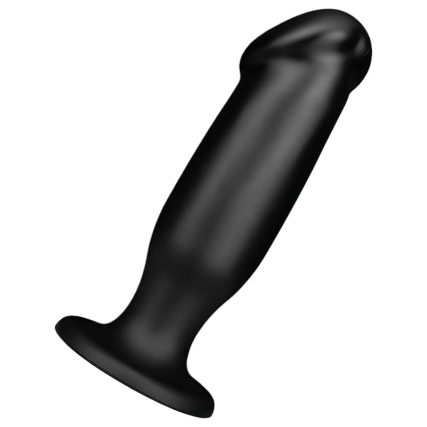 BUTTR AH-1 - tapadókorongos anál dildó (fekete) - Image 5