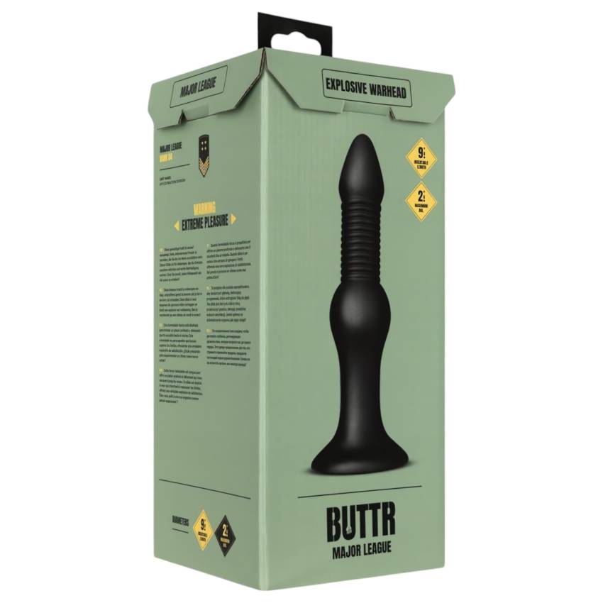 BUTTR Explosive Warhead - anál dildó (fekete) - Image 6