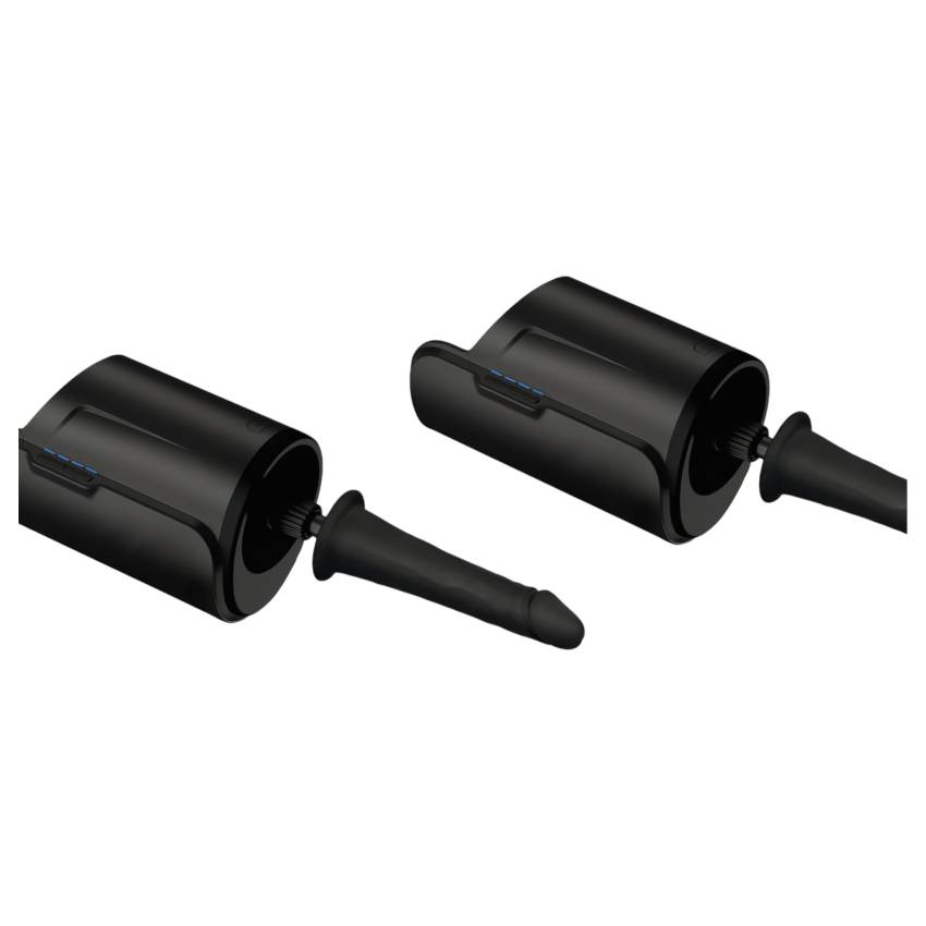 Kiiroo élethű vákuum dildó - 19cm (fekete) - Image 4