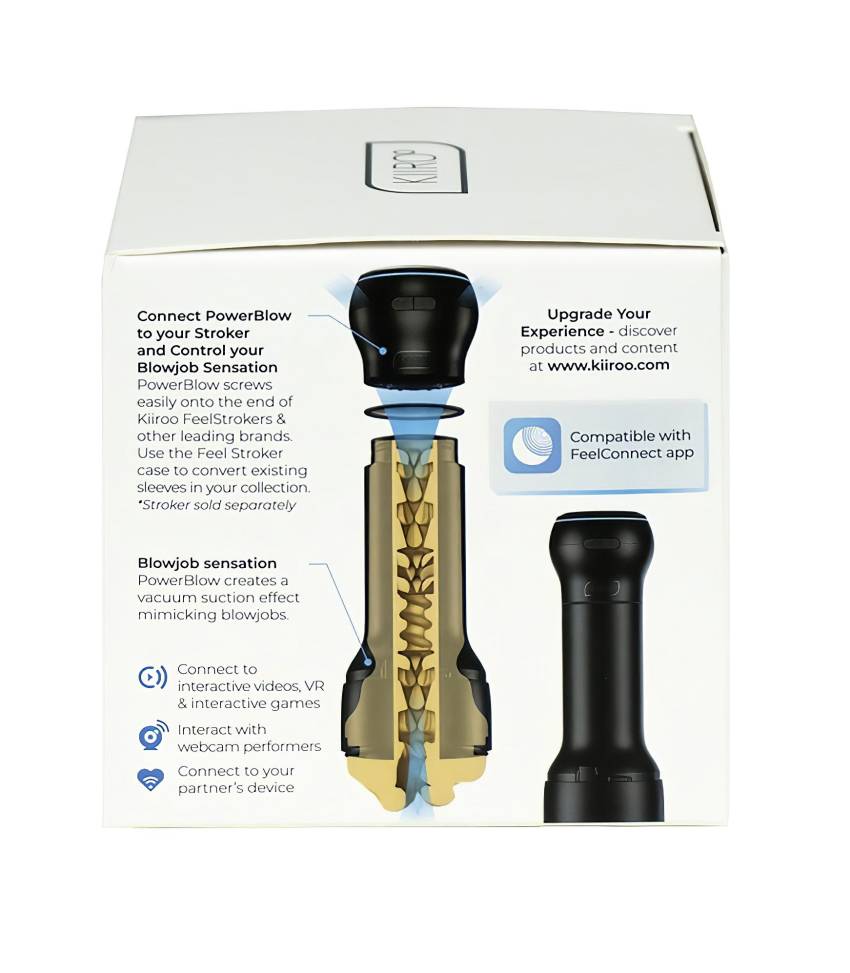 Kiiroo PowerBlow - maszturbátor szívó- és okos tartozék (fekete) - Image 5