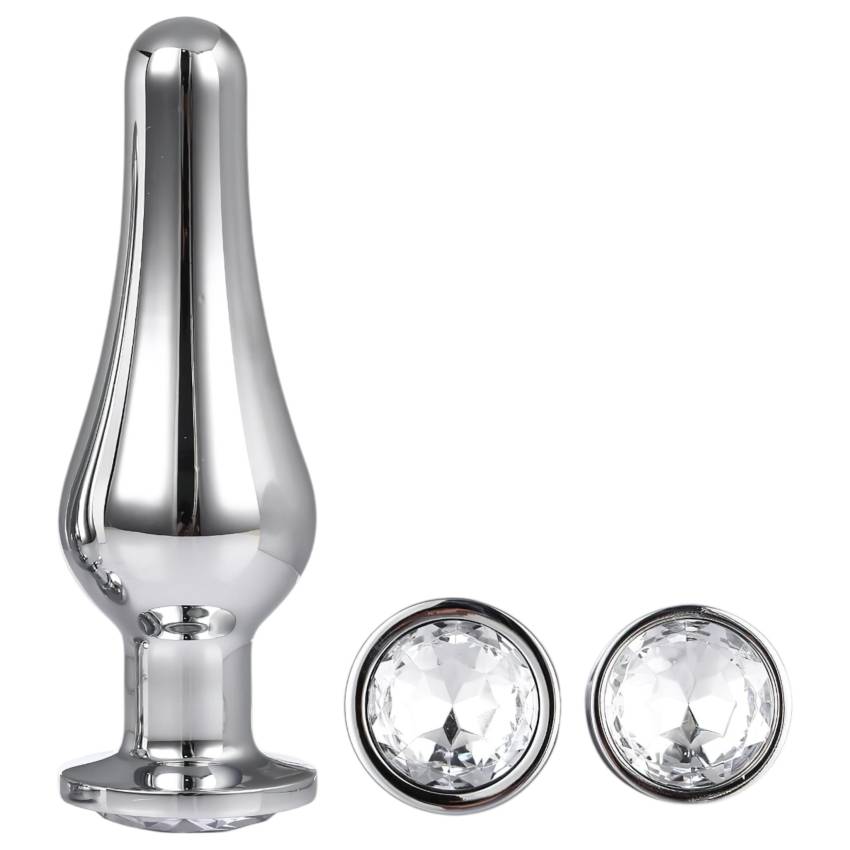 Gleaming Love - anál csúcs plug szett - ezüst (3 részes) - Image 4
