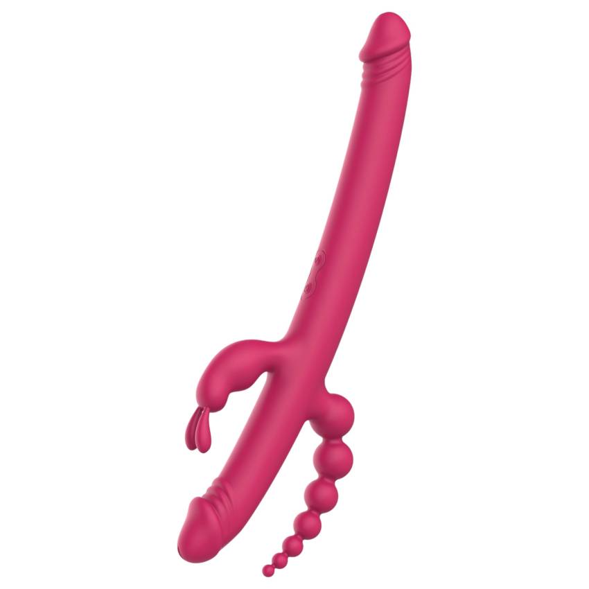 Dreamtoys Anywhere Pleasure Vibe - akkus, 4 ágú vibrátor (pink) - Image 4