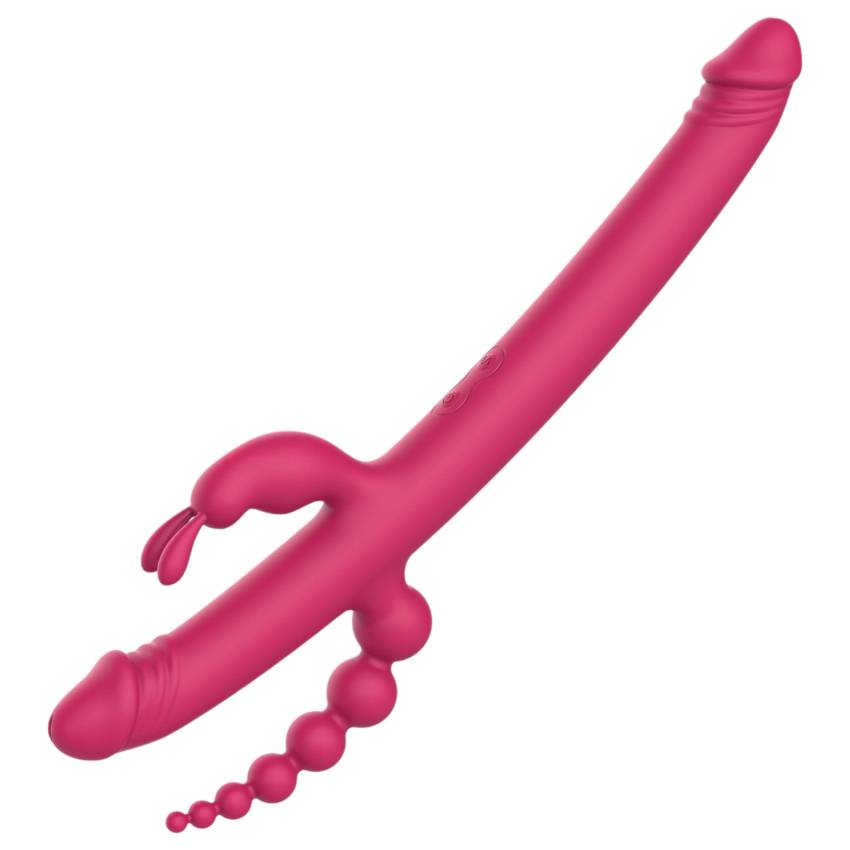 Dreamtoys Anywhere Pleasure Vibe - akkus, 4 ágú vibrátor (pink) - Image 5
