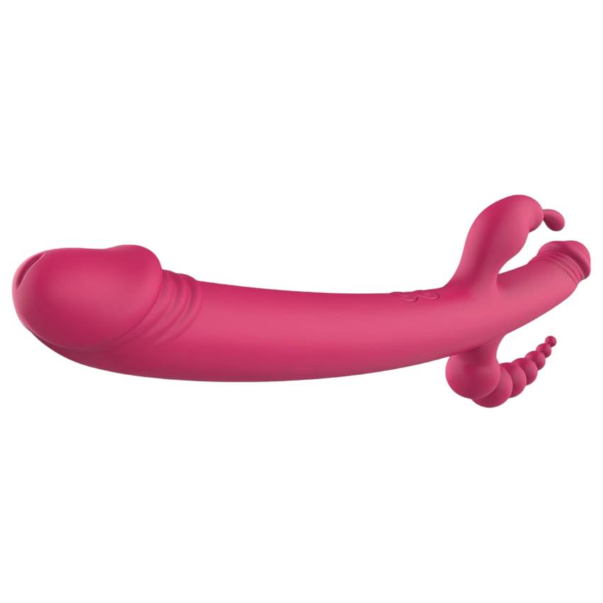 Dreamtoys Anywhere Pleasure Vibe - akkus, 4 ágú vibrátor (pink) - Image 6