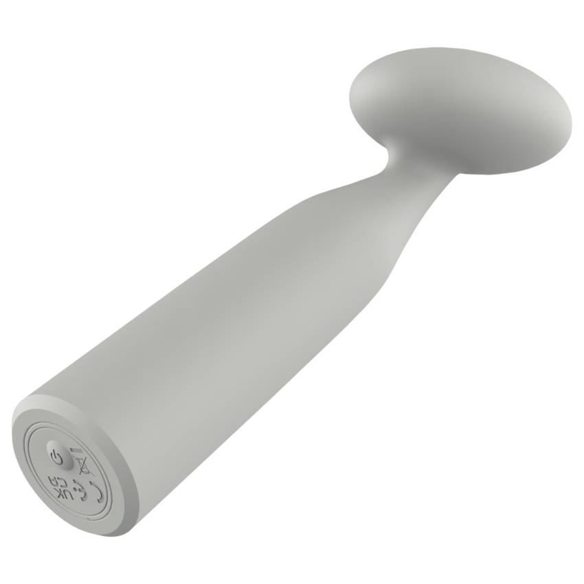 Nude Luna - akkus mini wand vibrátor (szürke) - Image 7