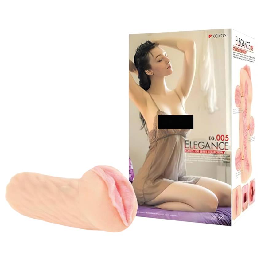 Kokos Elegance 05 - élethű műpunci maszturbátor (natúr) - Image 2