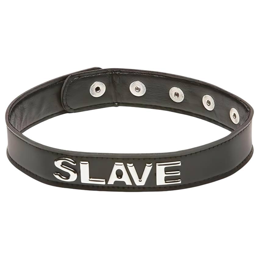 X-Play Slave - rabszolga nyakörv (fekete) - Image 2