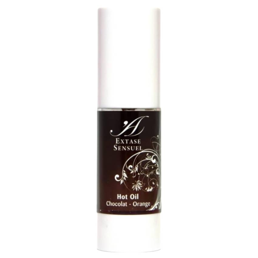 Extase Sensuel - melegítő masszázsolaj - narancs-csoki (30ml) - Image 3