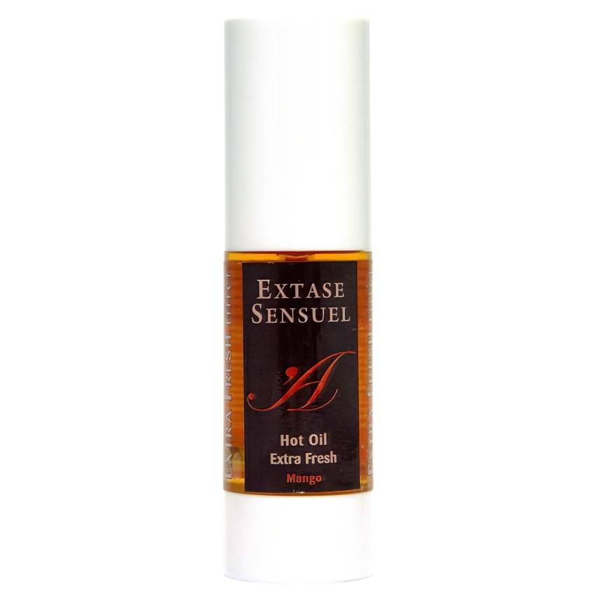 Extase Sensuel - hűsítő-melegítő masszázsolaj - mangó (30ml) - Image 3