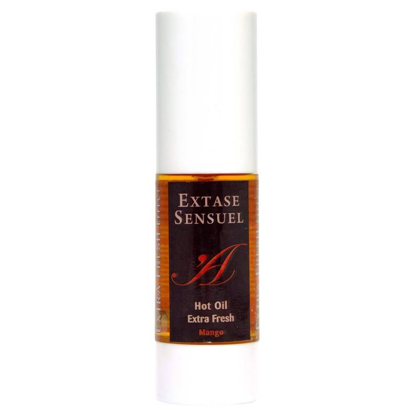 Extase Sensuel - hűsítő-melegítő masszázsolaj - mangó (30ml)