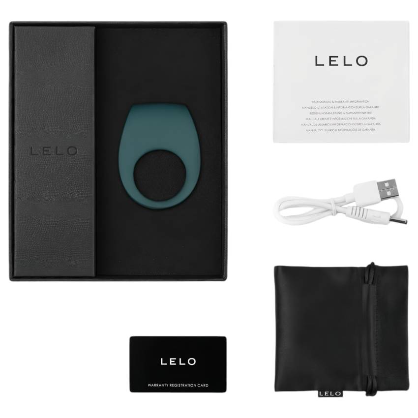 LELO Tor 2 - akkus, vibrációs péniszgyűrű (zöld) - Image 4