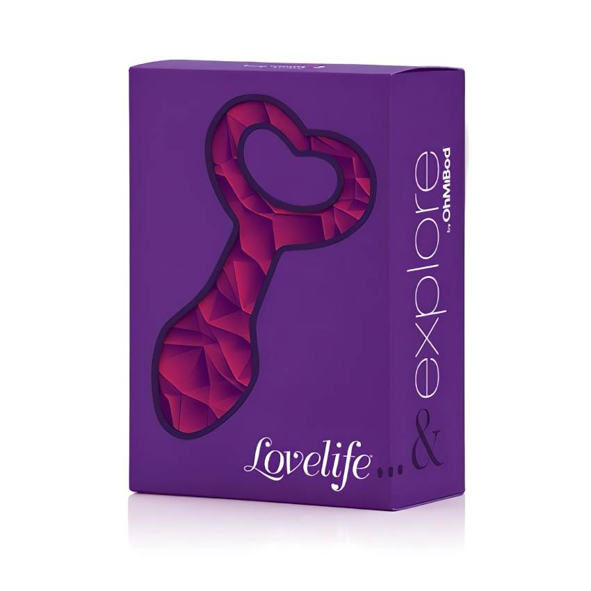 LOVELIFE BY OHMYBOD - EXPLORE - szilikon anál dildó (lila) - Image 2