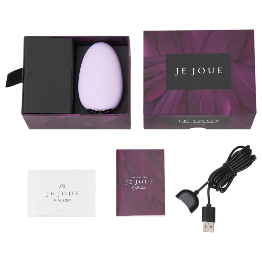 Je Joue Mimi Soft - akkus, vízálló csikló vibrátor (viola) - Image 5