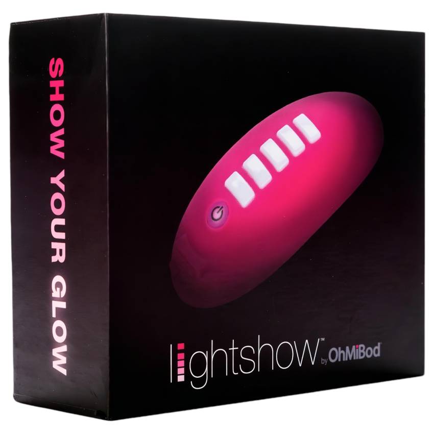 OHMIBOD Lightshow - okos csikló vibrátor fényjátékkal (pink) - Image 5