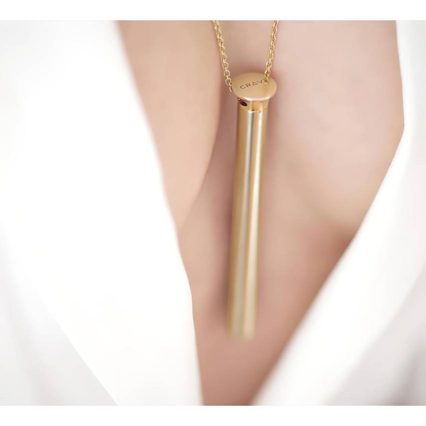 / Vesper - luxus vibrátor nyaklánc (arany) - Image 5