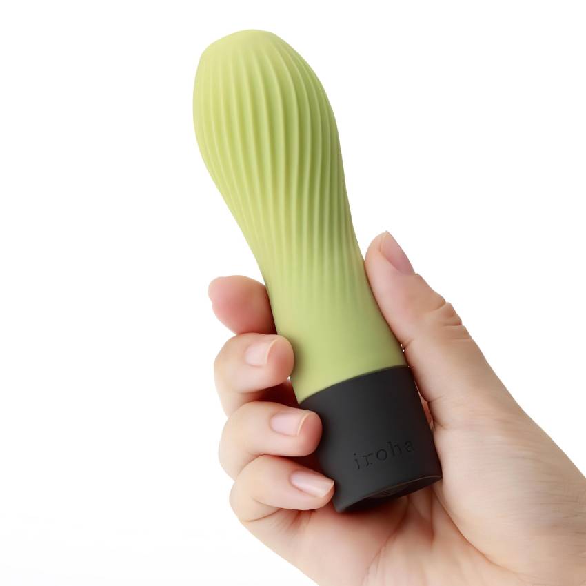 TENGA Iroha Zen - Matcha szuper puha szilikon vibrátor (zöld) - Image 2