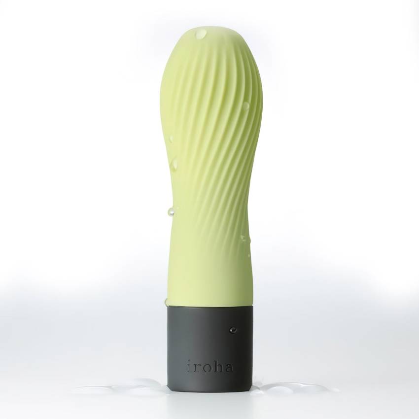 TENGA Iroha Zen - Matcha szuper puha szilikon vibrátor (zöld) - Image 3