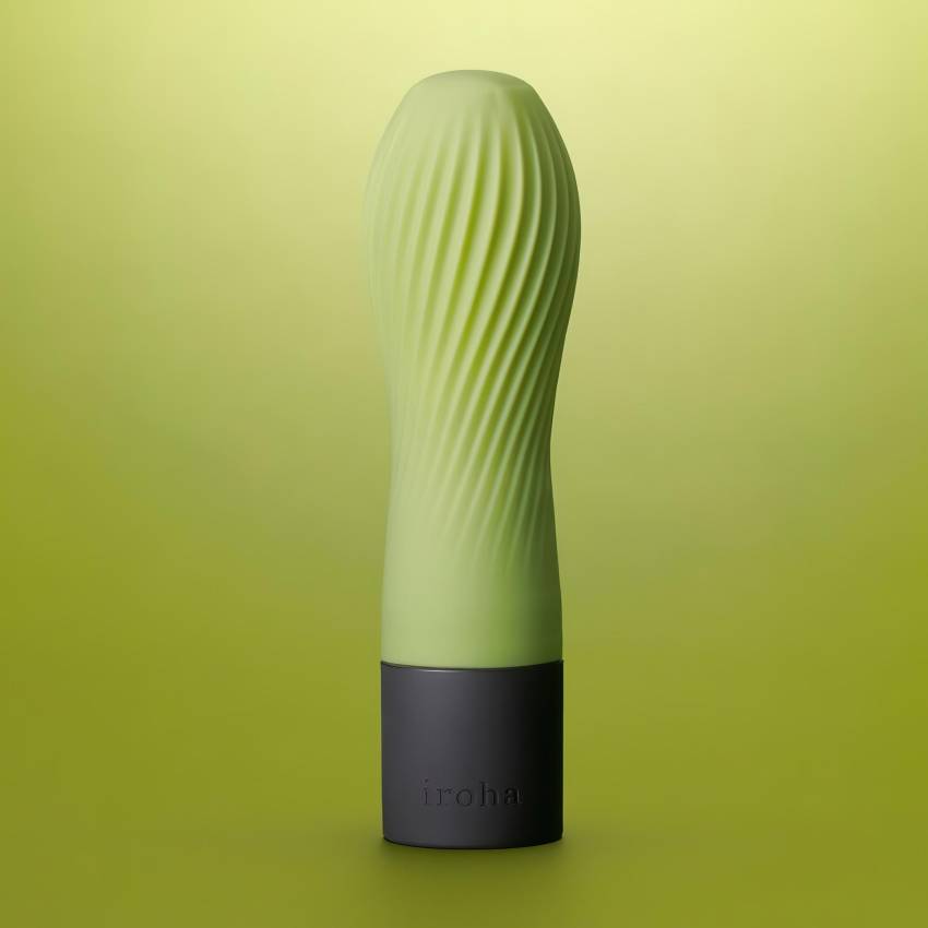 TENGA Iroha Zen - Matcha szuper puha szilikon vibrátor (zöld) - Image 4