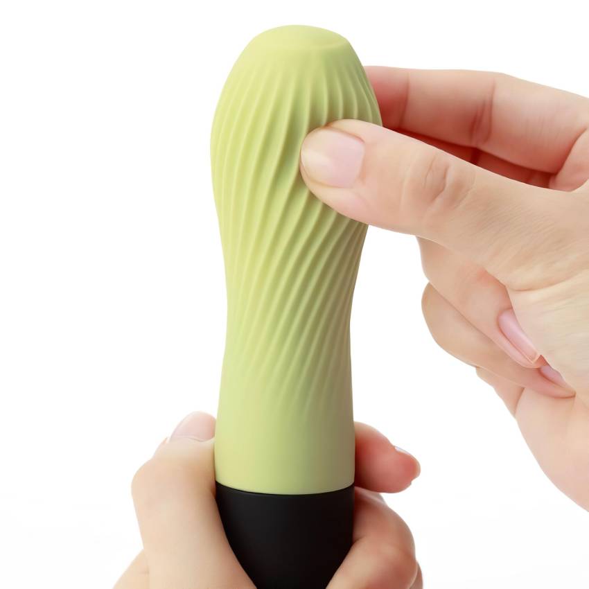 TENGA Iroha Zen - Matcha szuper puha szilikon vibrátor (zöld) - Image 5