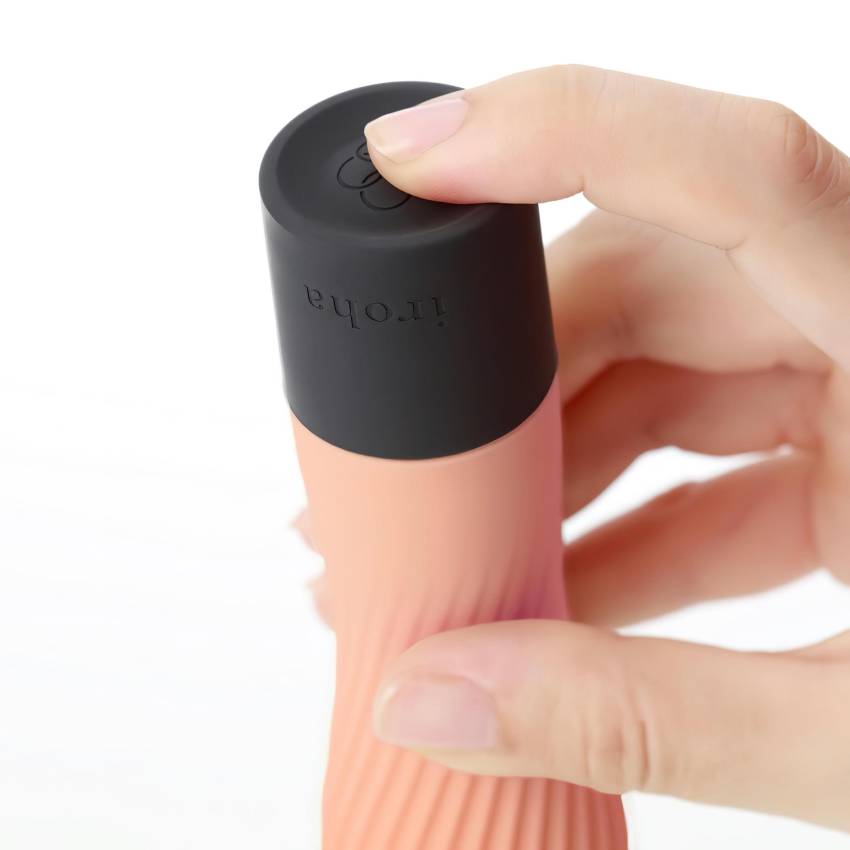TENGA Iroha Zen - Hanacha szuper puha szilikon vibrátor (barack) - Image 4