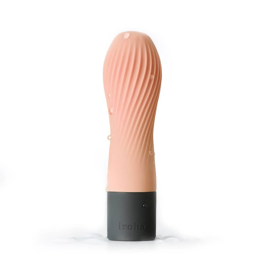 TENGA Iroha Zen - Hanacha szuper puha szilikon vibrátor (barack) - Image 6