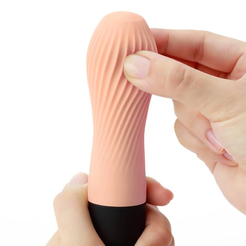 TENGA Iroha Zen - Hanacha szuper puha szilikon vibrátor (barack) - Image 7