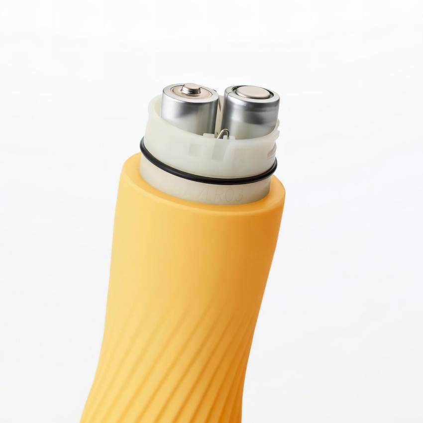 TENGA Iroha Zen - Yuzucha szuper puha szilikon vibrátor (sárga) - Image 4