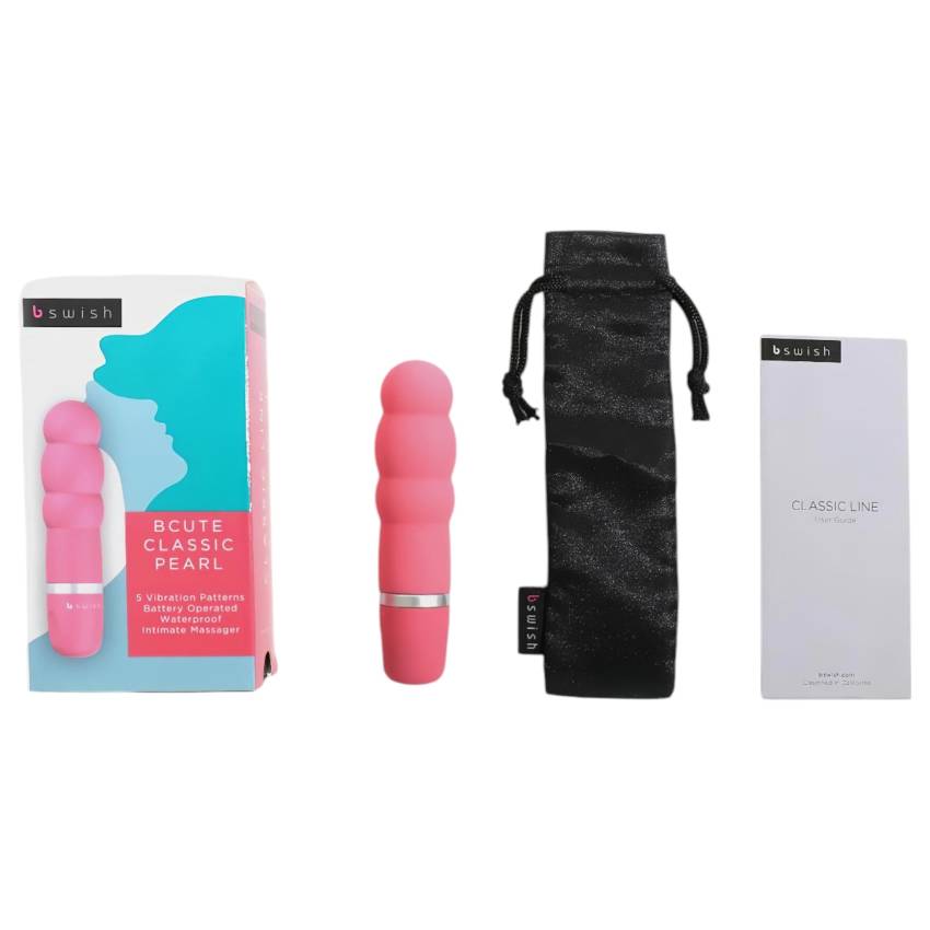 / B SWISH Bcute Pearl - vízálló gyöngyös vibrátor (pink) - Image 2