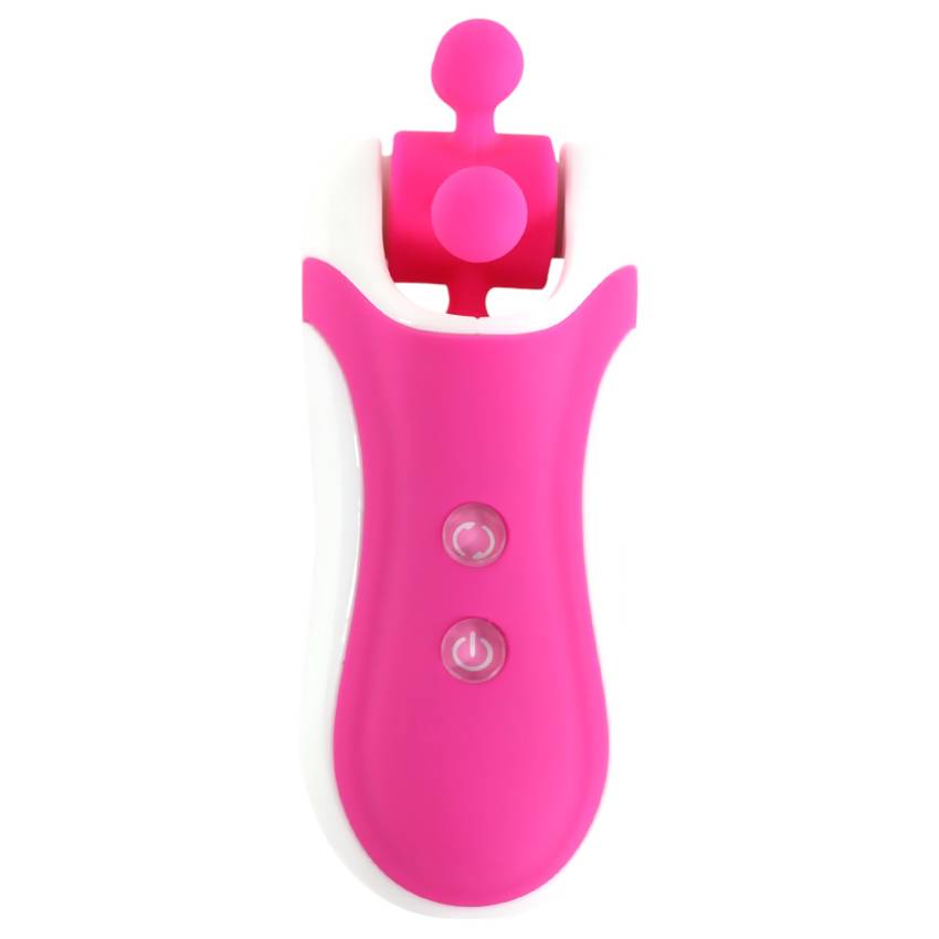 FEELZTOYS Clitella - akkus, forgó, orál vibrátor (pink) - Image 3