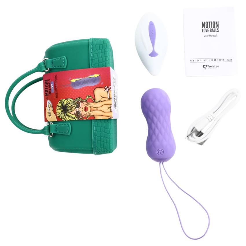 FEELZTOYS Jivy - rádiós lökő vibrációs tojás (lila) - Image 2