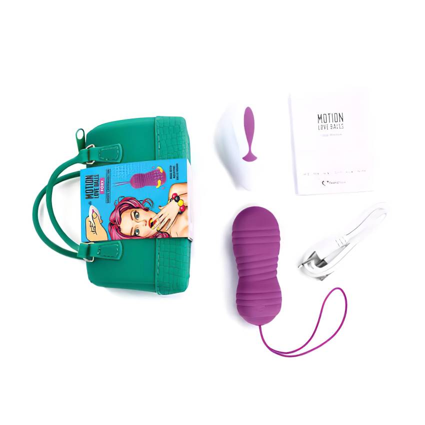 FEELZTOYS Foxy - vízálló vibrációs tojás (lila) - Image 4