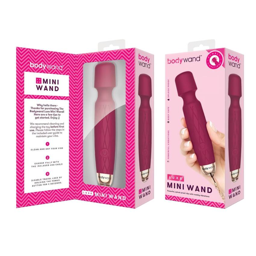 Bodywand Luxe - akkus, mini masszírozó vibrátor (rózsaszín) - Image 2