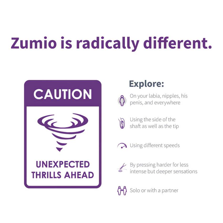 Zumio Soft - akkus csikló vibrátor (lila) - Image 11
