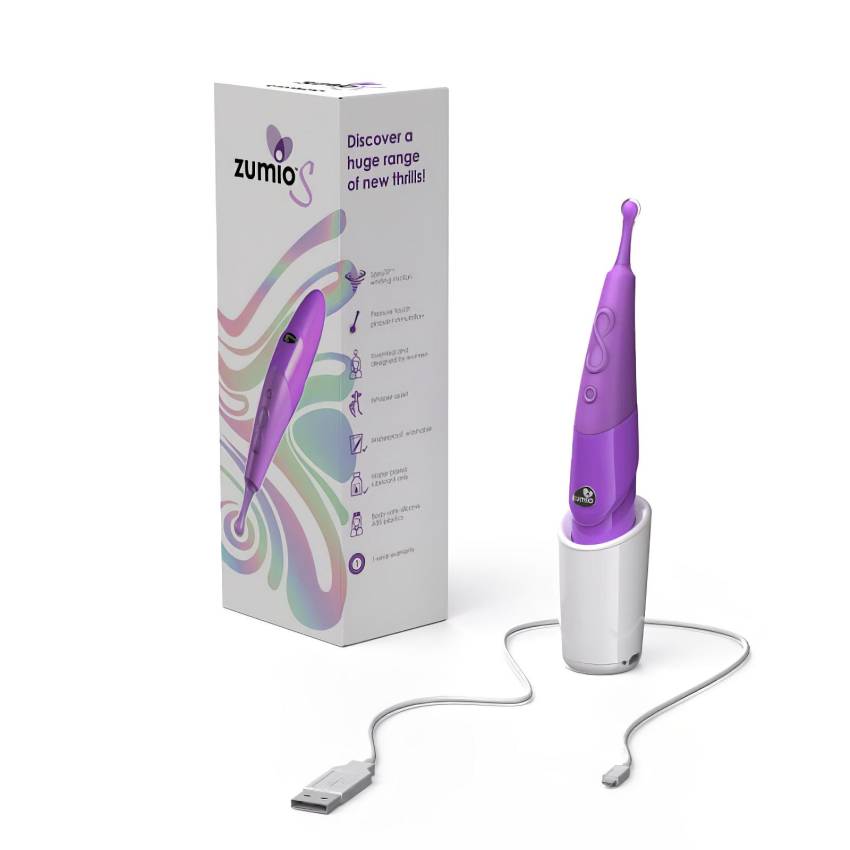 Zumio Soft - akkus csikló vibrátor (lila) - Image 8