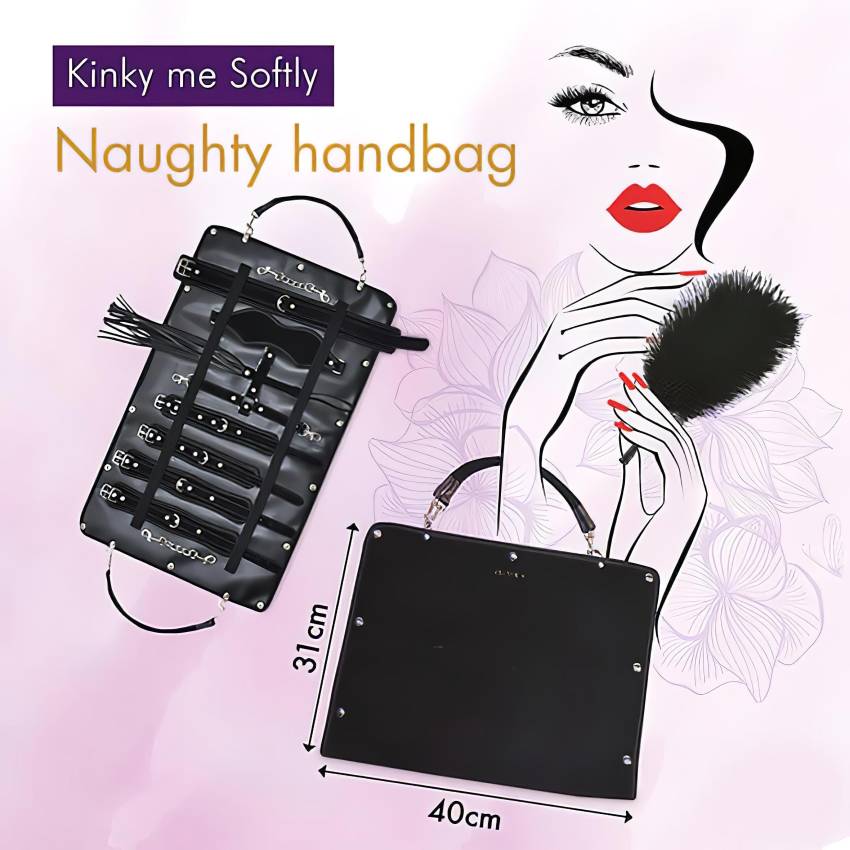RS Soiree Kinky Me Softly - BDSM kötöző szett - fekete (7 részes) - Image 2